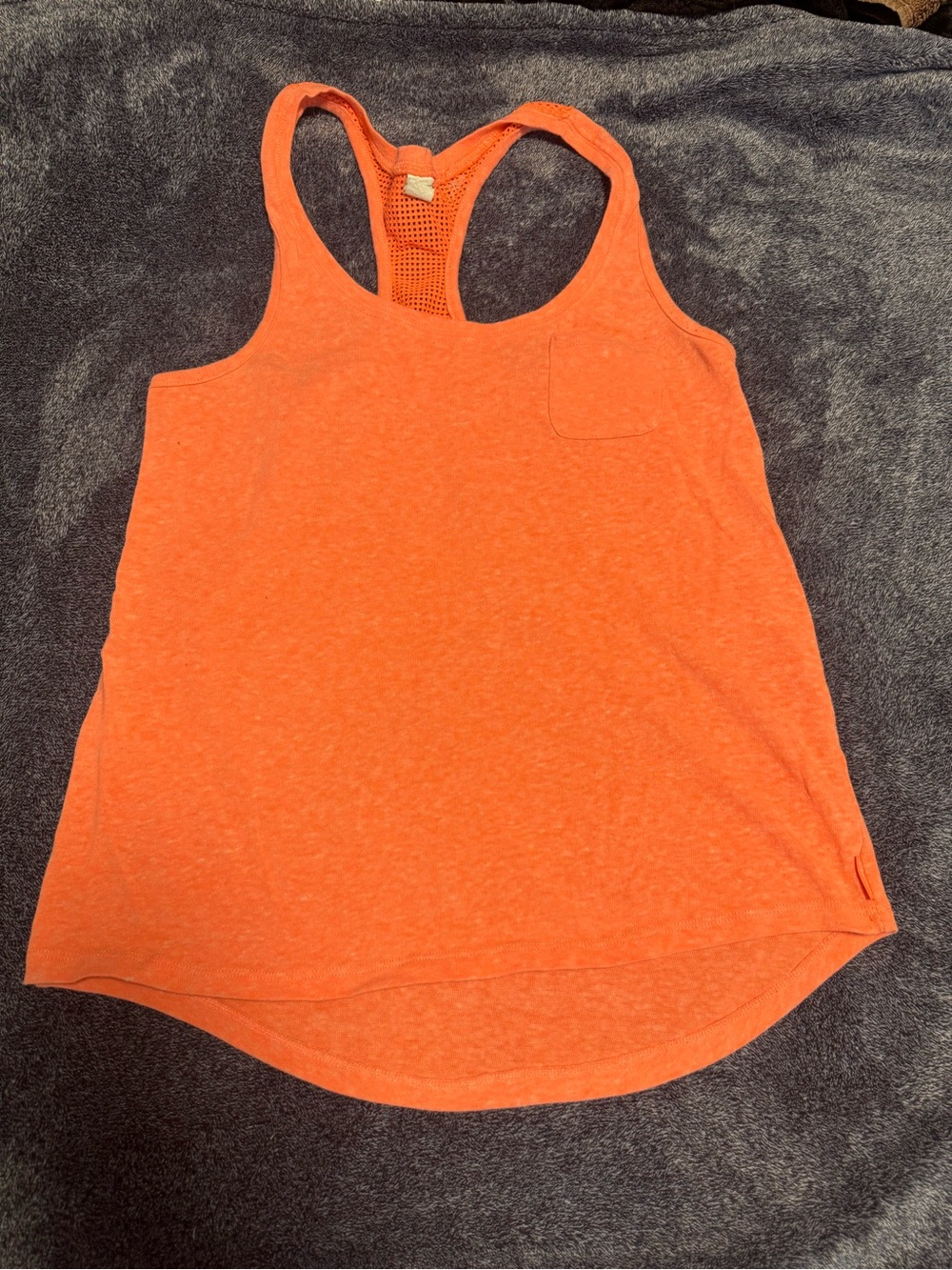 Jockey Orange Racerback Tank with Pocket